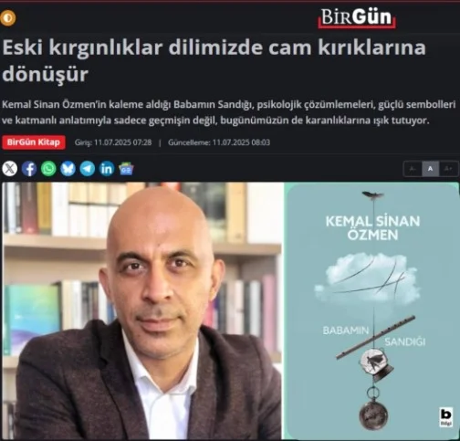 “Eski kırgınlıklar dilimizde cam
kırıklarına dönüşür”