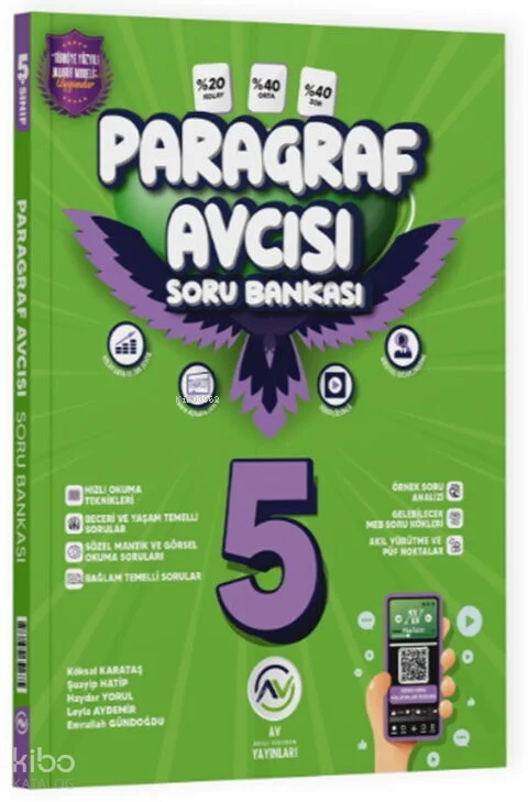 Av Yayınları 5. Sınıf Paragraf Soru Avcısı Soru Bankası