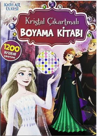 Disney Karlar Ülkesi - Kristal Çıkartmalı Boyama Kitabı