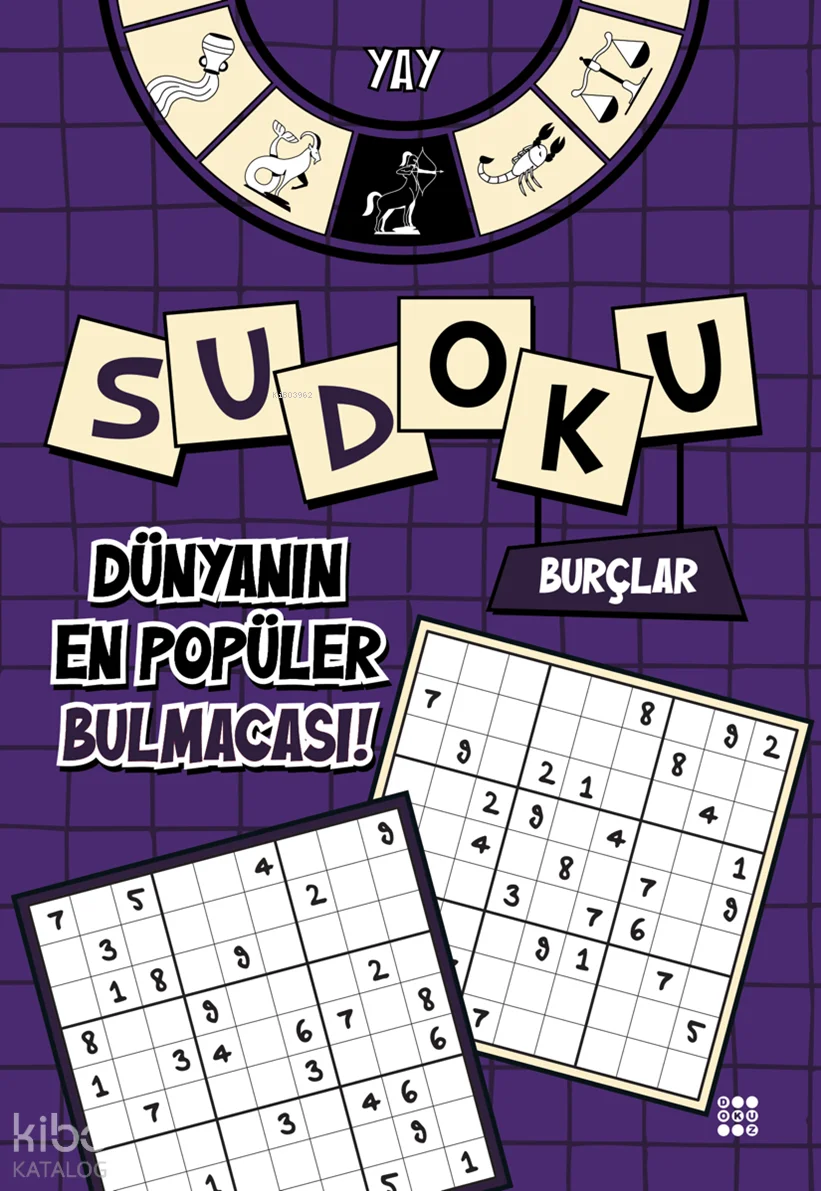Burçlar Temalı Sudoku - Yay (Kalem Hediyeli)