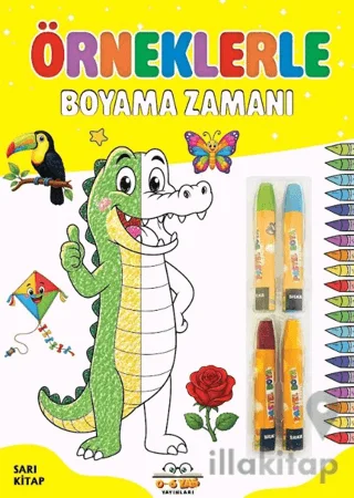 Örneklerle Boyama Zamanı - Sarı Kitap