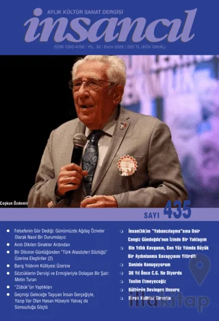 İnsancıl Aylık Kültür ve Sanat Dergisi Sayı: 435 Ekim 2026