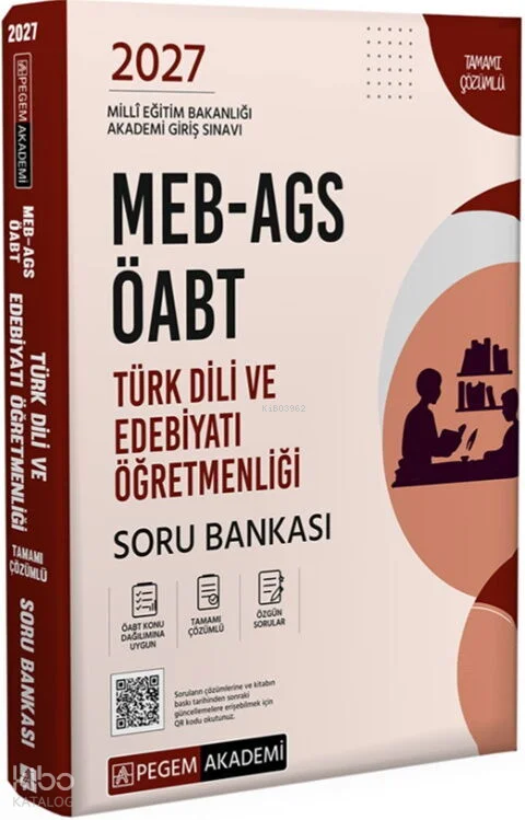 Pegem Akademi 2027 MEB-AGS ÖABT Türk Dili ve Edebiyatı Öğretmenliği Soru Bankası