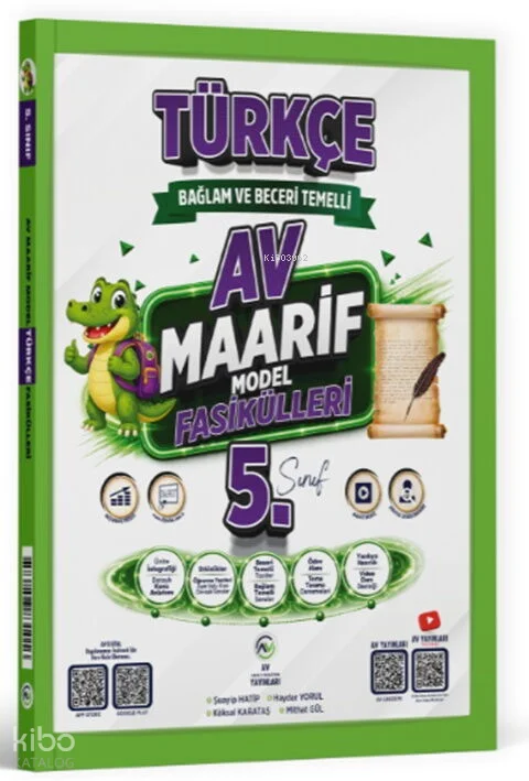 Av Yayınları 5. Sınıf Türkçe Maarif Model Fasikülleri