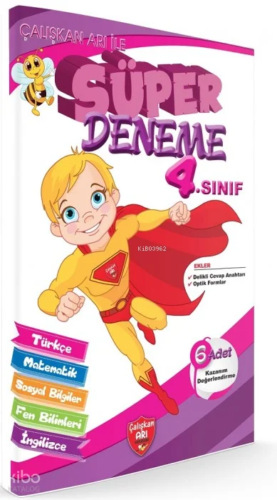 Çalışkan Arı 4. Sınıf Süper Deneme 6'Lı