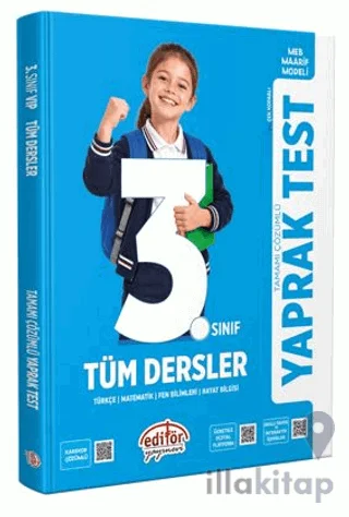 3. Sınıf Tüm Dersler Tamamı Çözümlü Yaprak Test