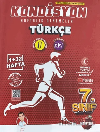 7. Sınıf Türkçe Kondisyon Haftalık Kazanım Denemeleri 33 Hafta