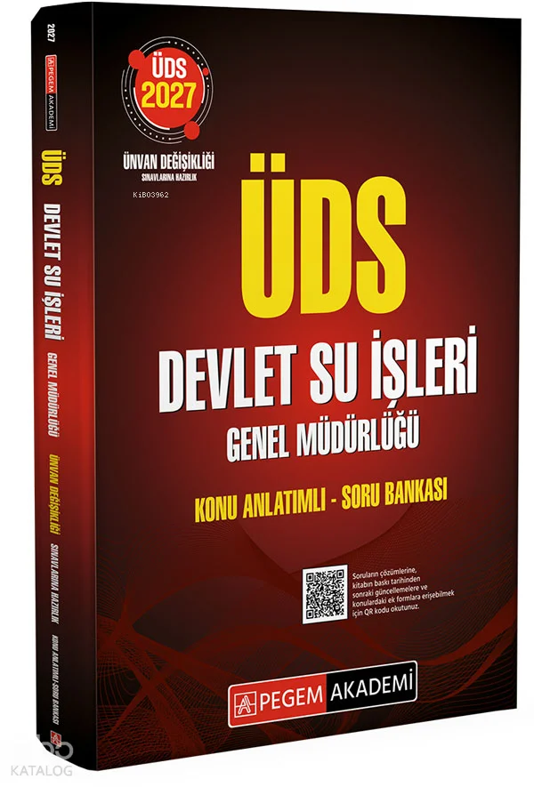 Pegem Akademi 2027 ÜDS Devlet Su İşleri Genel Müdürlüğü Konu Anlatımlı Soru Bankası