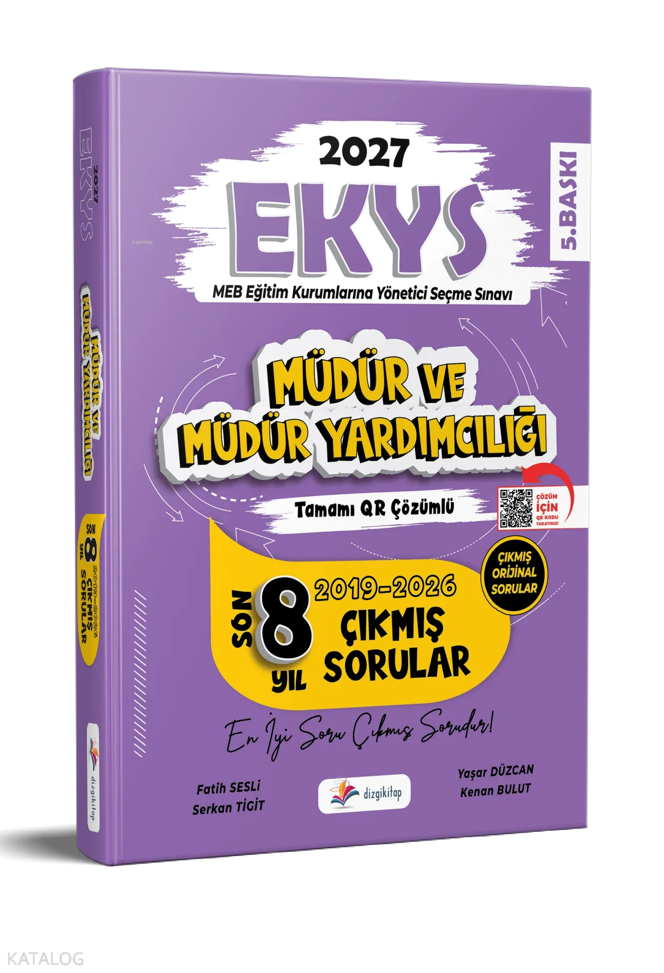 Dizgi Kitap 2027 MEB EKYS Müdür ve Müdür Yardımcılığı Tamamı Qr Çözümlü Son 8 Yıl Çıkmış Sorular