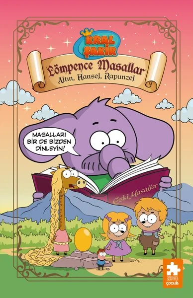 Kral Şakir Lömpence Masallar 3 - Altın Hansel Rapunzel (Ciltli)