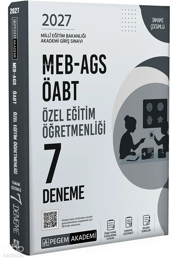 Pegem Akademi 2027 MEB-AGS ÖABT Özel Eğitim Öğretmenliği 7 Deneme