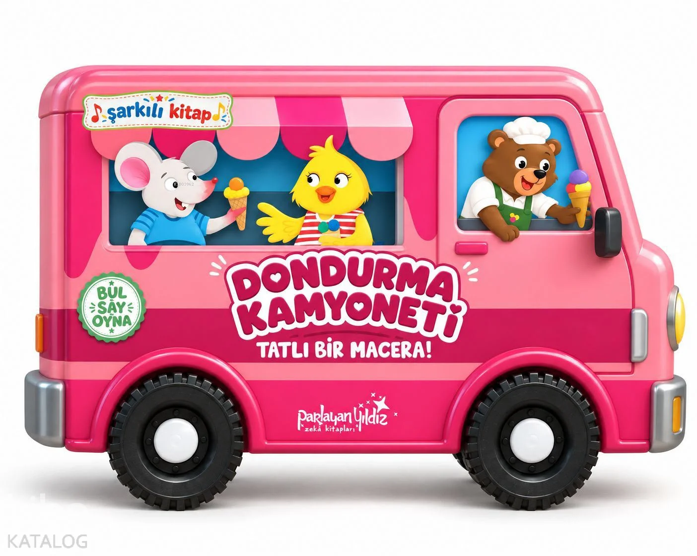 Tekerlekli Kitaplar - Dondurma Kamyoneti (Ciltli)