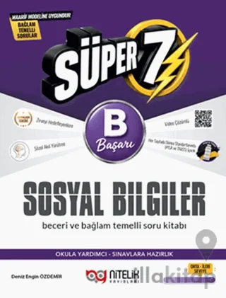 7. Sınıf Sosyal Bilgiler B Beceri ve Bağlam Temelli Soru Kitabı