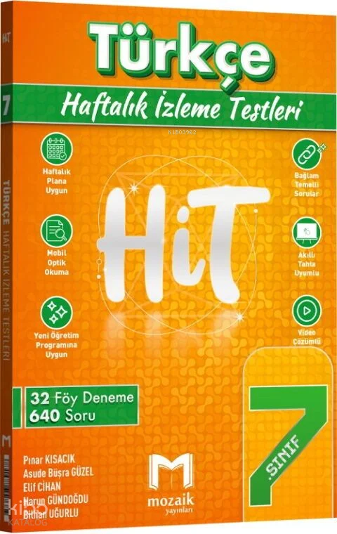 Mozaik 7. Sınıf Türkçe HİT 32 Deneme