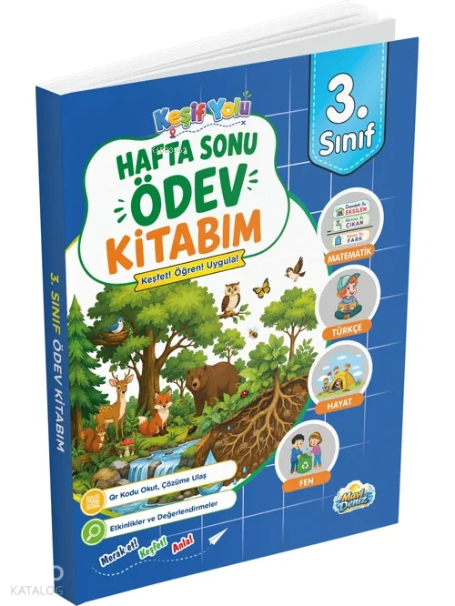 Mavi Deniz  3. Sınıf Hafta Sonu Ödev Kitabım