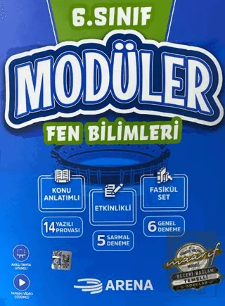 6. Sınıf Fen Bilimleri Modüler Konu Anlatımlı Etkinlikli 7 Fasikül Set