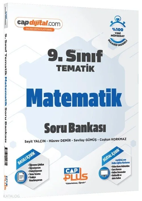 Çap Yayınları 9. Sınıf Matematik Tematik Soru Bankası