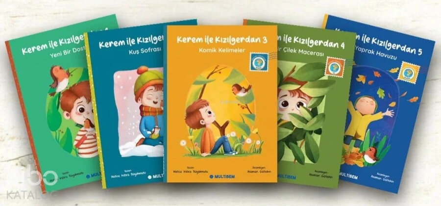 Kerem ile Kızıl Gergedan Seti (5 Kitap);Dünyayı Okuyorum · İlk Okuma Kitapları