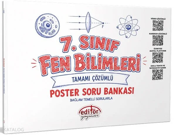 Editör Yayınları 7. Sınıf Fen Bilimleri Poster Soru Bankası