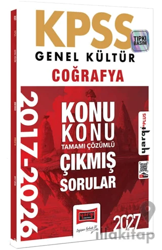 2027 KPSS Genel Kültür Coğrafya Konu Konu Tamamı Çözümlü 10 Yıl Çıkmış Sorular