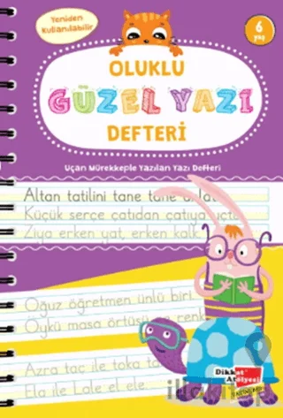Oluklu Güzel Yazı Defteri Kitabı 6 Yaş ve Üzeri