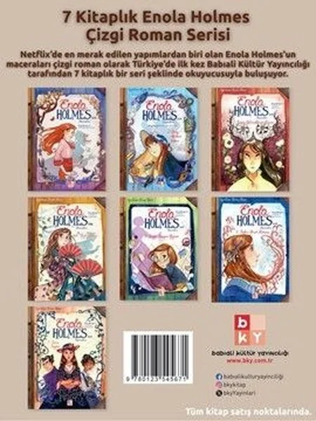 Enola Holmes'un Maceraları Seti - 7 Kitap Takım