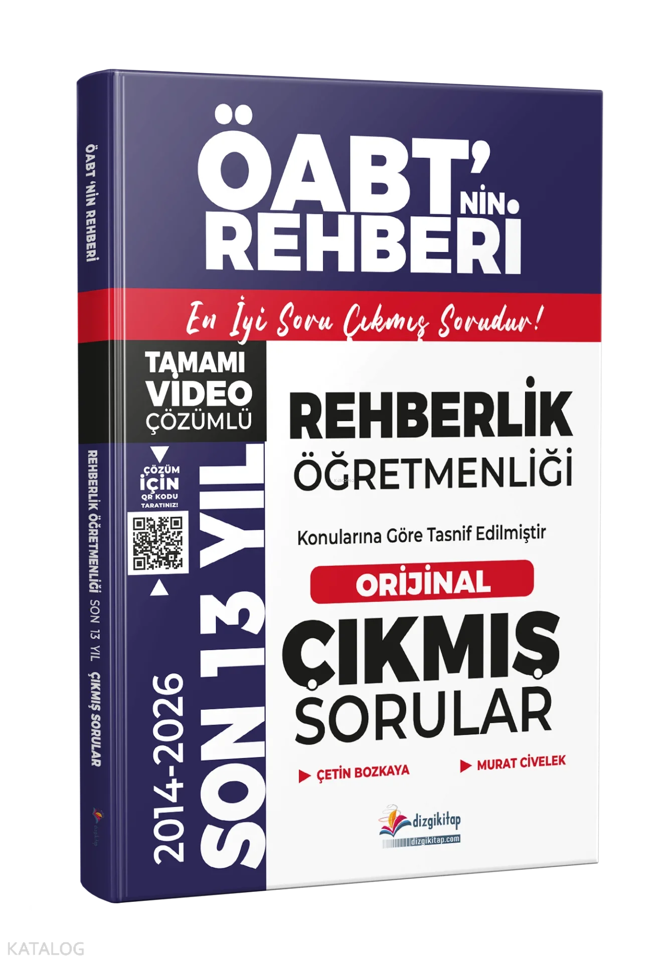 Dizgi Kitap 2027 MEB-AGS ÖABT Rehberlik Öğretmenliği Son 13 Yıl Orijinal Video Çözümlü Çıkmış Sorular