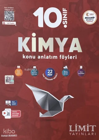Limit Yayınları 10. Sınıf Kimya Konu Anlatım Föyleri