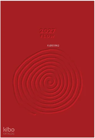 Flow 2027 Haftalık Ajanda - Kırmızı