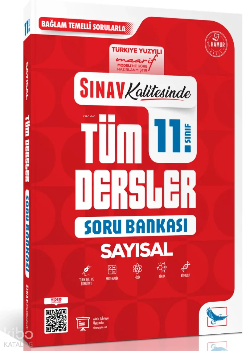 Sınav Yayınları 11. Sınıf Sayısal Tüm Dersler Soru Bankası