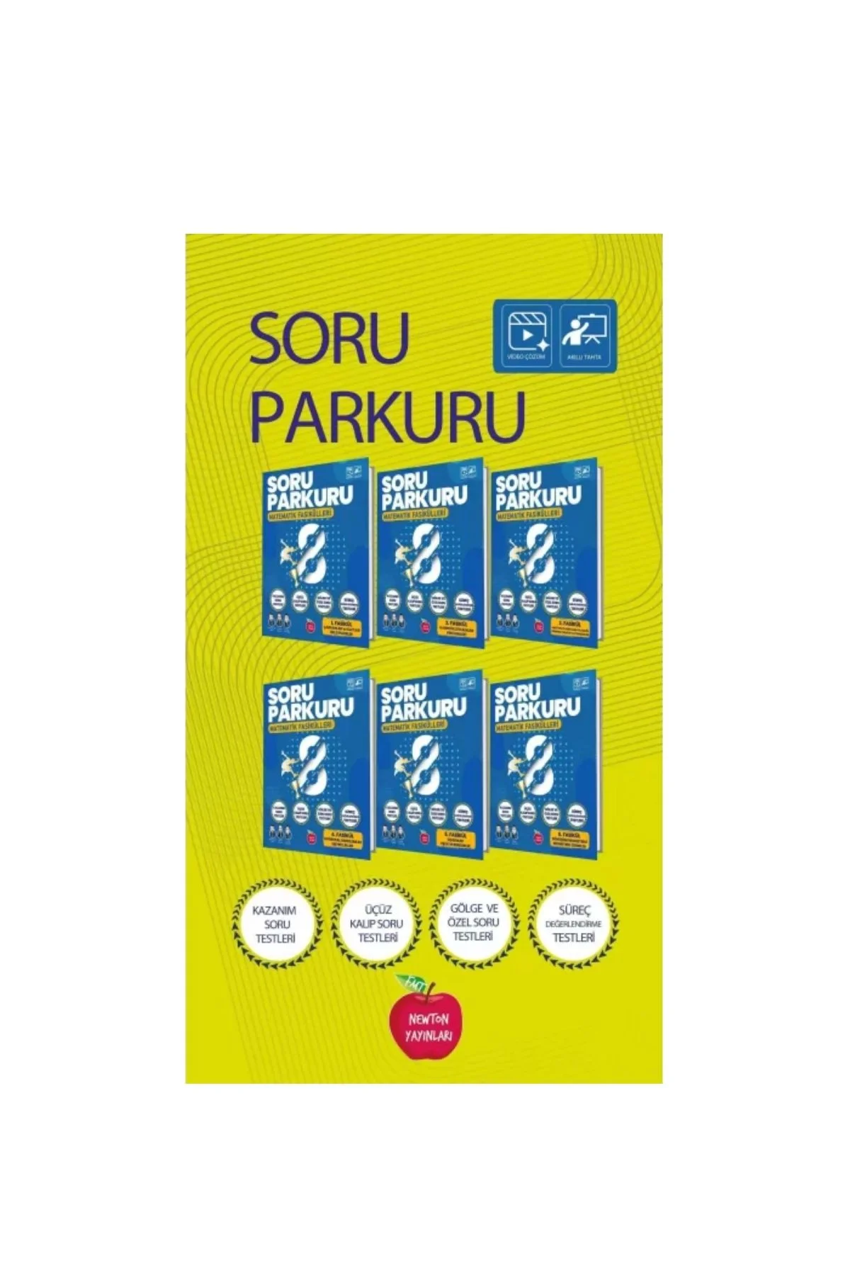NEWTON  8.SINIF MATEMATİK  SORU PARKURU FASİKÜL SET