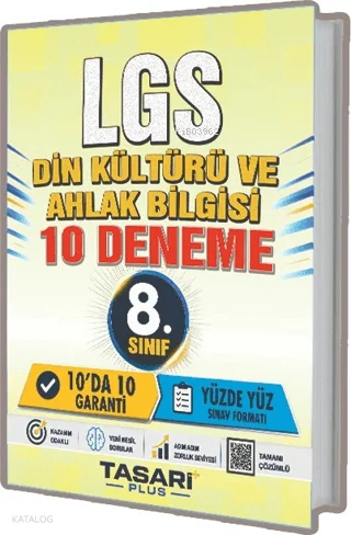 Tasarı Eğitim 8. Sınıf LGS Din Kültürü ve Ahlak Bilgisi 10 Çözümlü Deneme