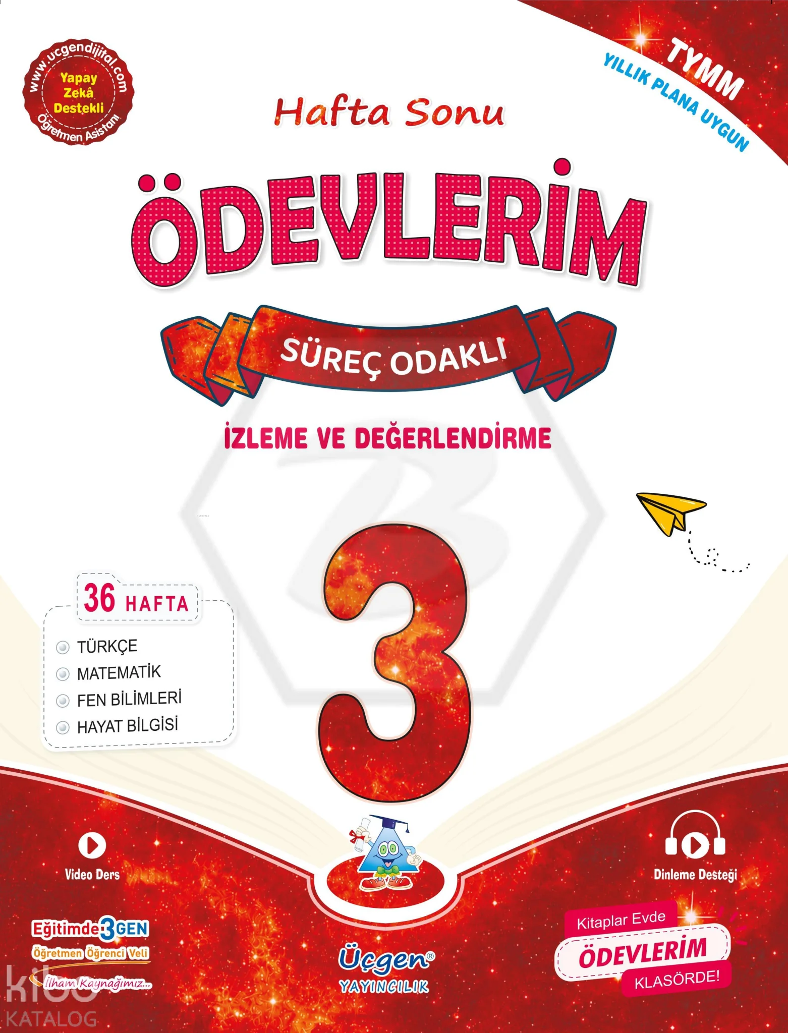 Üçgen Yayıncılık 3. Sınıf Süreç Odaklı - Hafta Sonu Ödev Kitabım