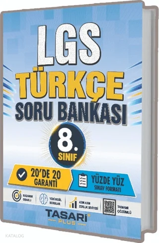 Tasarı Eğitim 8. Sınıf LGS Türkçe Soru Bankası