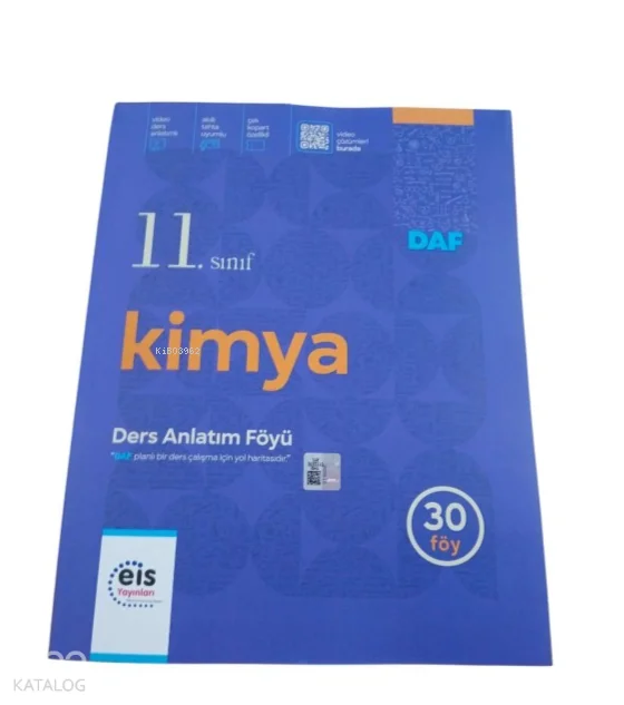 Eis Yayınları 11. Sınıf - DAF - Kimya