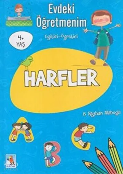 Nurdan  / Evdeki Öğretmenim - Harfler Etkinlik Kitabı (96 Sayfa)