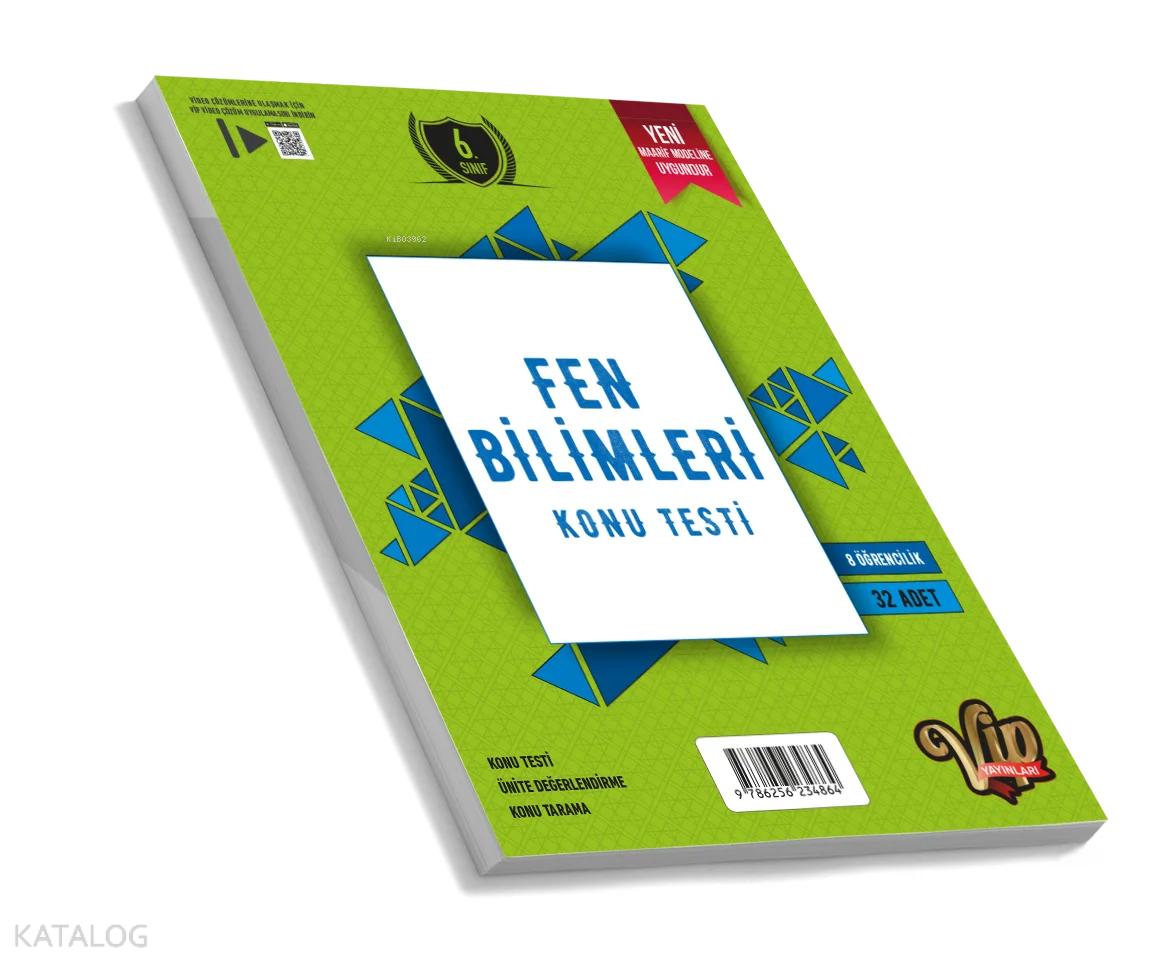 Vip 6. Sınıf Fen Bilimleri Konu Testi (8 Öğrencilik)