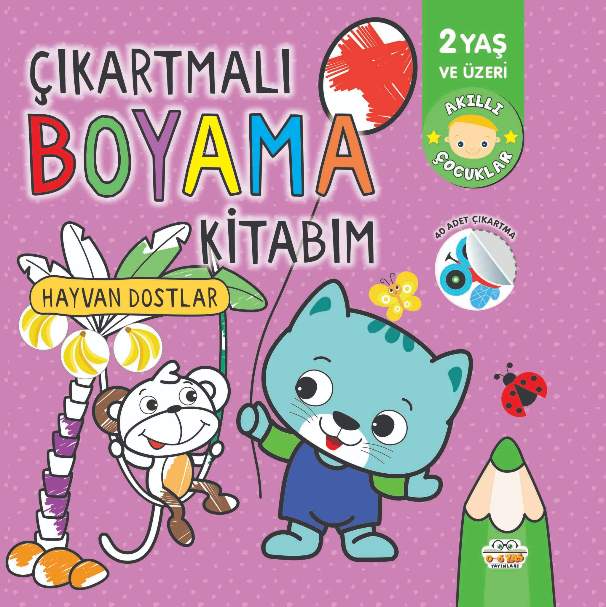 Çıkartmalı Boyama Kitabım- Hayvan Dostlar