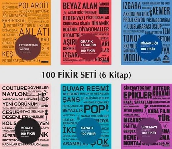 100 Fikir Seti-6 Kitap Takım