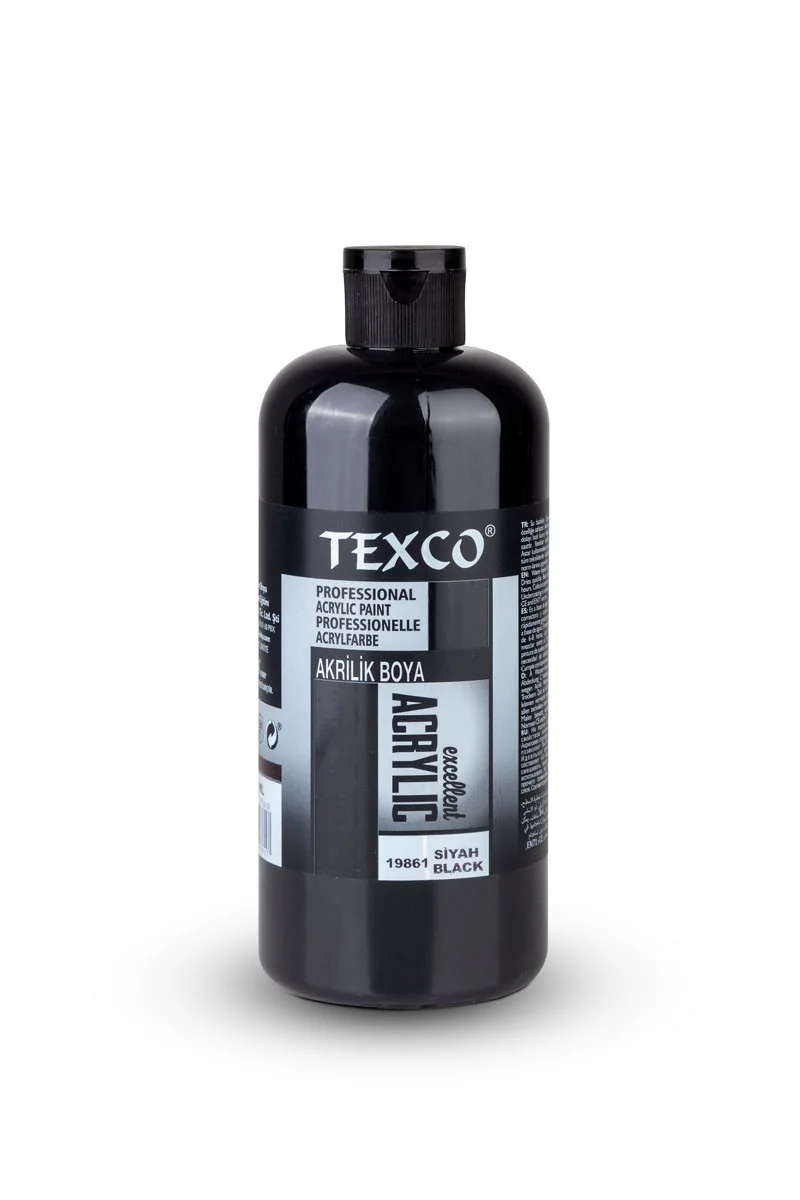 Texco Akrilik  Boya 400ml SİYAH