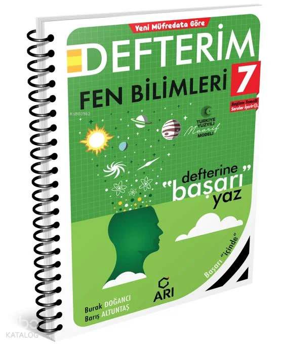 Arı Yayıncılık 7. Sınıf Fen Bilimleri Defterim