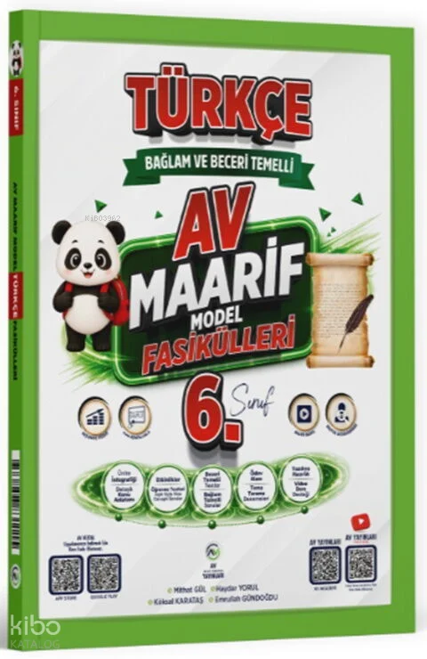 Av Yayınları 6. Sınıf Türkçe Maarif Model Fasikülleri