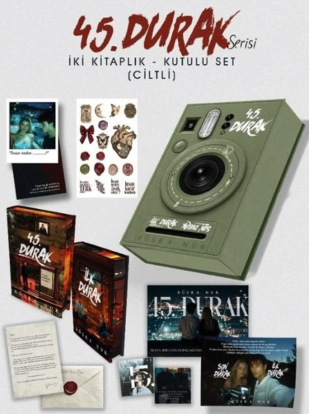 45.Durak Serisi Seti - 2 Kitap Takım - Kutulu (Ciltli)