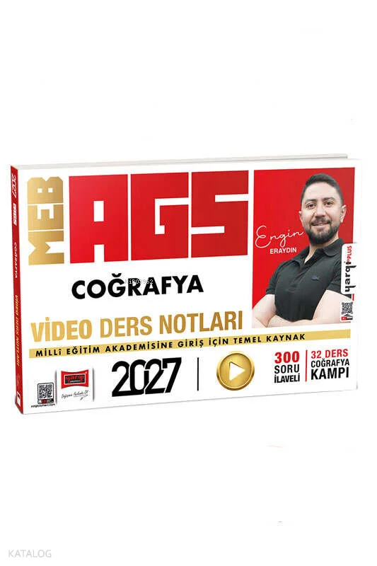 Yargı Yayınları 2027 MEB-AGS Coğrafya Video Ders Notları 300 Soru İlaveli