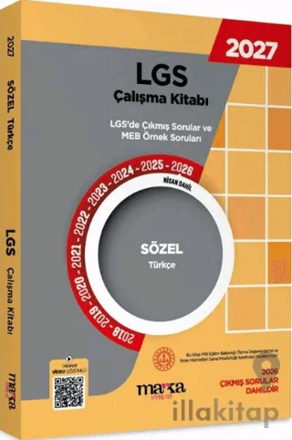 2027 MEB LGS Sözel Türkçe Çalışma Kitabı Çıkmış Sorular ve Örnek Sorular