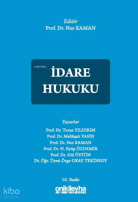 İdare Hukuku (Ciltli)