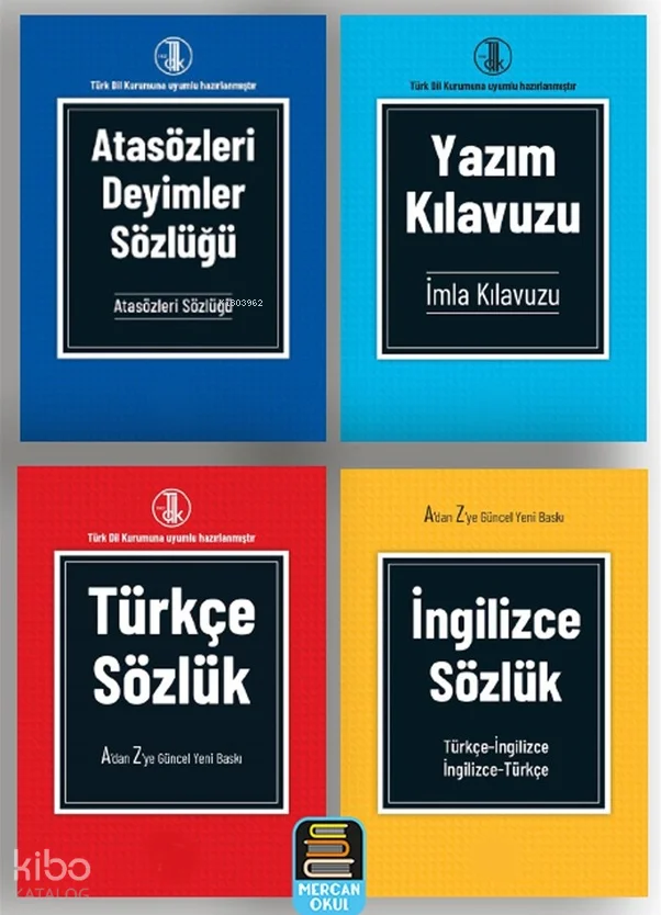 Kelimelerin Dünyası Sözlük Seti (4 Kitap)