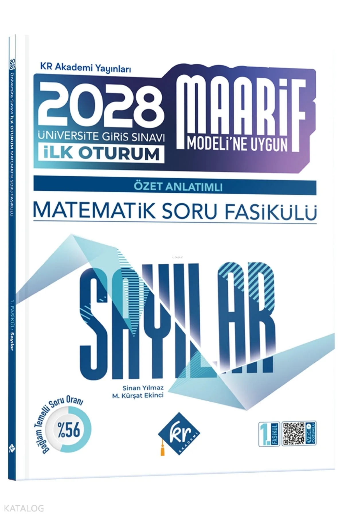 KR Akademi 2028 Maarif Modeli Üniversite Giriş Sınavı İlk Oturum Matematik Soru Fasikülü Sayılar Özet Anlatımlı