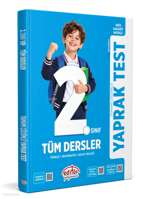 Editör Yayınevi 2. Sınıf Tüm Dersler Tamamı Çözümlü Yaprak Test