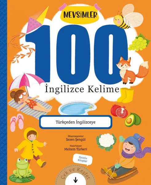 100 İngilizce Kelime - Mevsimler (Ciltli)